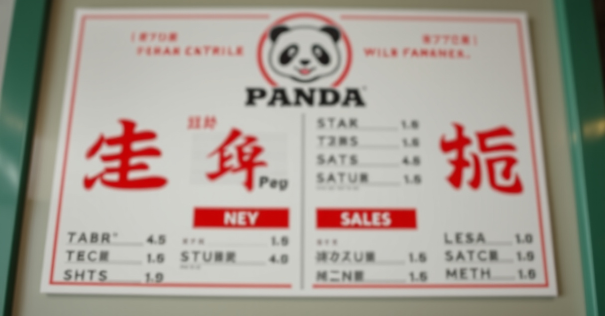 Panda Express Side Menu With Prices For 2026