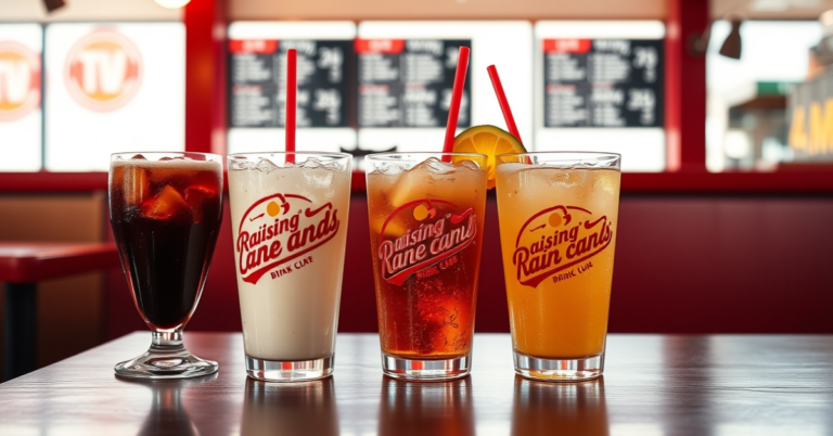 Raising Cane’s Drink Menu With Prices For 2026