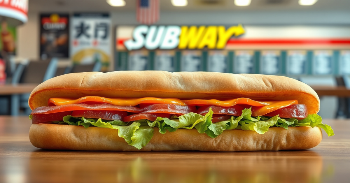 Subway Footlong Menu With Prices For 2026