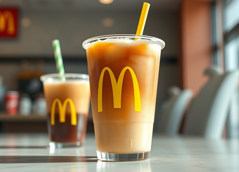 Are there any low-calorie drink options at McDonald’s?