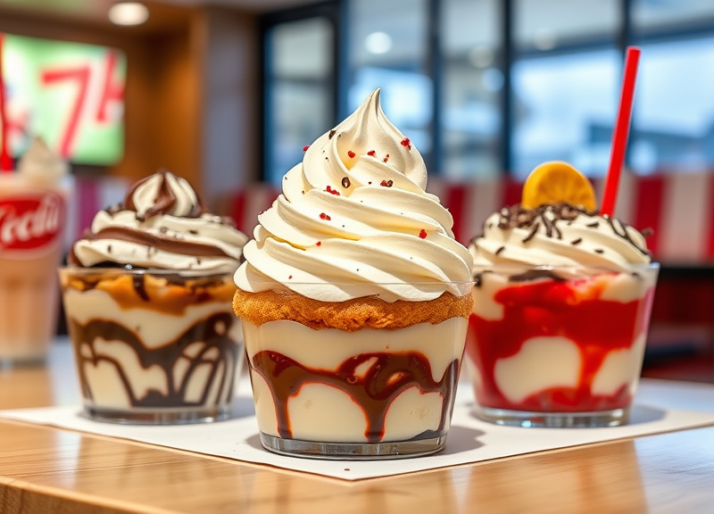 Can I customize my dessert orders at Checkers?