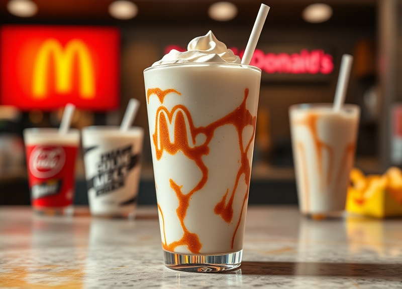 How much does a typical McDonald’s shake cost?